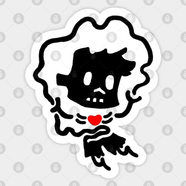 The Last Zombie Boy Jumping Rope Sticker by COOLKJS0